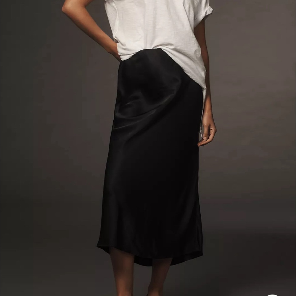 Anthropologie Tilda Slip Skirt